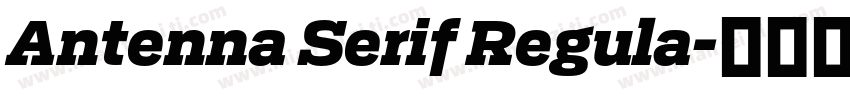 Antenna Serif Regula字体转换